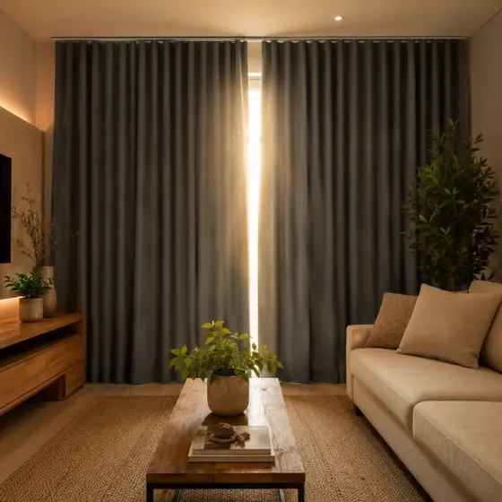 Cortina Blackout Premium 5 Metros Modelo para Trilho Suiço - Corta Luz
