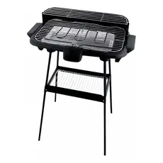 Churrasqueira Elétrica 2 Em 1 Preta 2000w Com Pedestal Casa