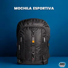 Mochila Esportiva Masculina Grande 50L Semi-Impermeável com 4 Bolsos Funcionais