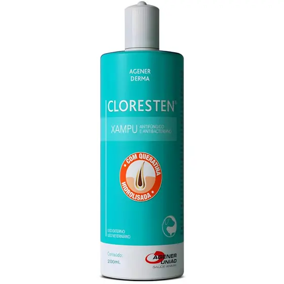 Shampoo Cloresten 200 ml Agener