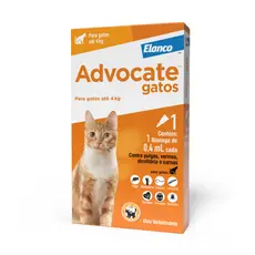 Advocate  Antipulgas Para Gatos Até 4kg 1 Pipeta