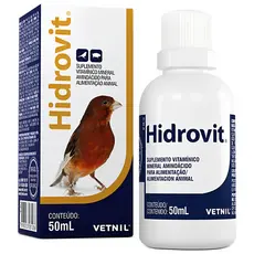 Hidrovit Suplemento De Aves E Suinos - Vetnil 50ml Com Nota