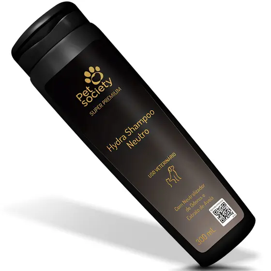Shampoo Hydra Neutro Pet Society para cães e gatos 300ml