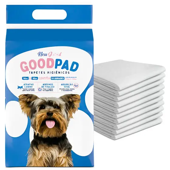 Tapete Higienico Good Pad 60x60 Com 50 Und Super Absorção