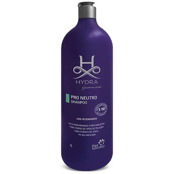Shampoo Pro Neutro PetSociety Hydra Concentrado 1L cão/gato
