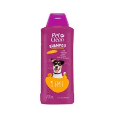 Shampoo e Condicionador 5 em 1 Pet Clean Cães e Gatos 700ml