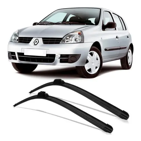 Par Palheta Parabrisa Silicone Renault Clio 1999 À 2013  (20''/18)