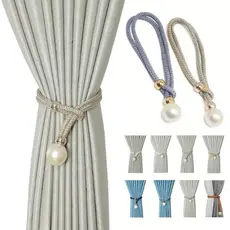 Kit 2/4 Prendedores De Cortina Enfeite Organizador Decoradorativo