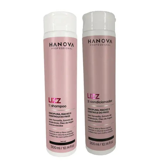 Kit Shampoo + Condicionador Lizz Hanova 300ml