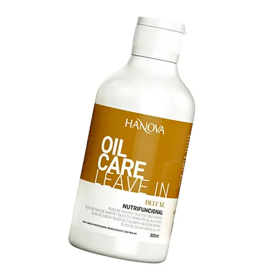 Leave-in Oil Care Deluxe Nutrifuncional Hanova 300ml
