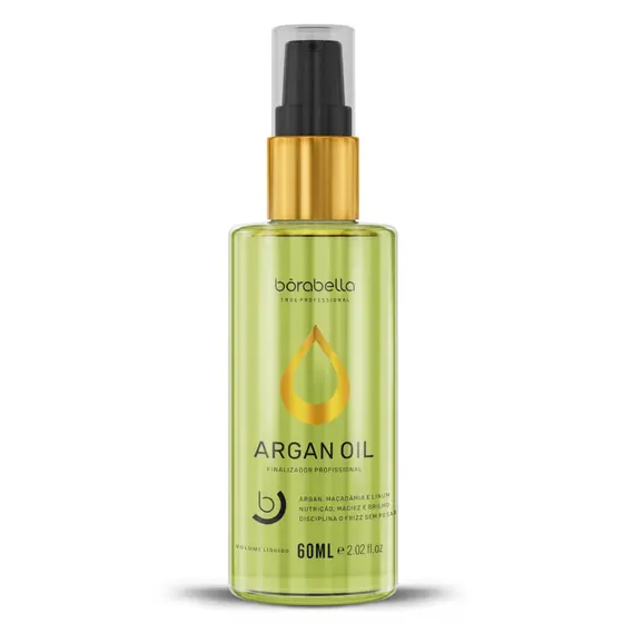 Óleo de Argan e Macadâmia Reparador de Pontas Borabella 60ml