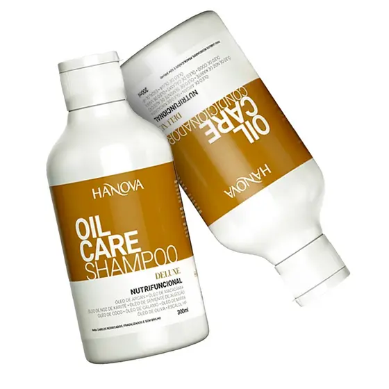 Kit Shampoo + Condicionador Oil Care Hanova 2x300ml