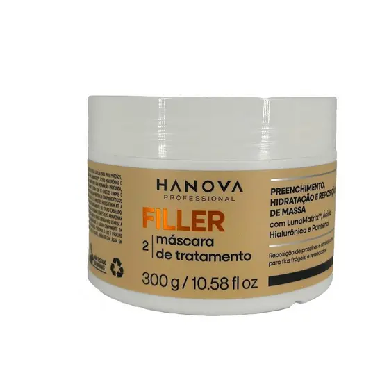 Máscara Repositora de Massa Capilar Filler Hanova 300g