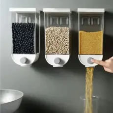 Organizador Suspenso Grãos Arroz Feijão Cereais Ração Café Farinha Vedação Cozinha