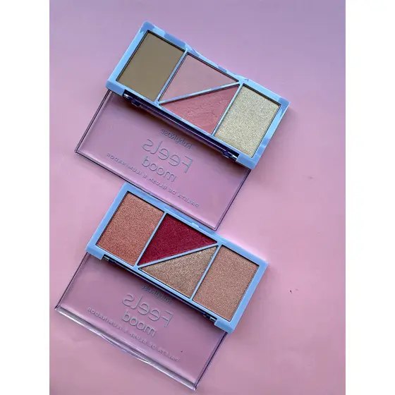 Paleta De Blush E Iluminador Feels Mood - Ruby Rose