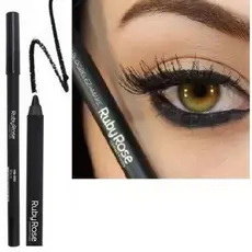 1 Lápis Delineador De Olhos Ruby Rose Carbon Black Hb-050