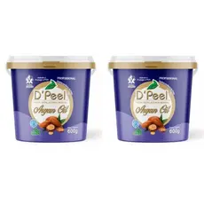 Kit 2 D´Peel - Cera Depilatória Morna 600g - Argan - Reds