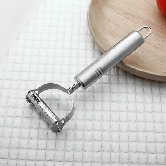 Descascador E Ralador De Legumes Cozinha E Frutas Aço Inox