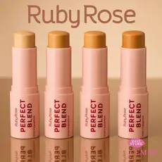 BASE STICK PERFECT BLEND LINHA ROSA RUBY ROSE