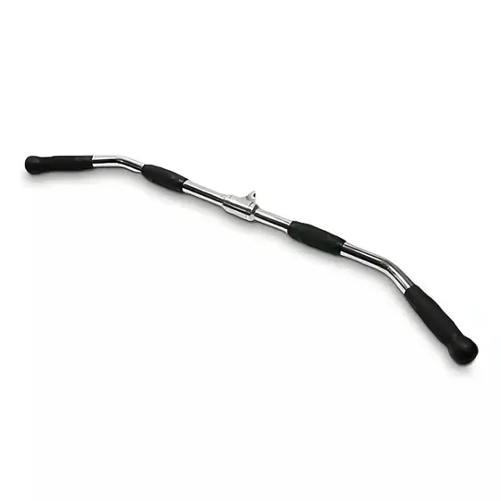 Barra Puxador Pulley Costas 75 cm ou 120 cm Maciço Cromado C/ Giro Crossover