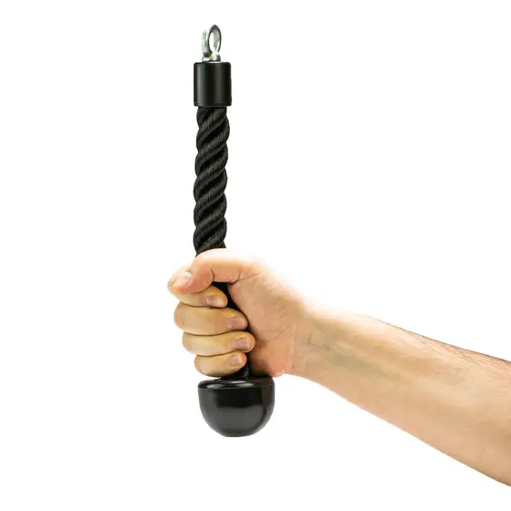 Puxador Corda De Uma Cabeça Para Academia 35cm