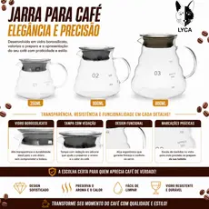Jarra Chaleira Para Servir Café Leite Chá Suco Vidro Borossilicato