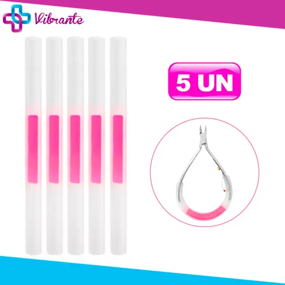 Kit 5 Molas De Silicone Profissional Para Alicate De Unha