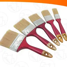 Kit 5 Pincéis Trincha Para Construção Pintura Multiuso Tamanhos Variados
