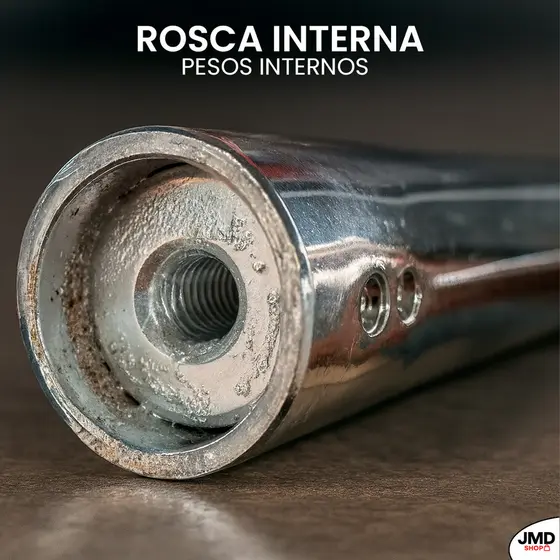 Guidão Peça Cromada Compatível Suzuki Yes 125/150 Rosca