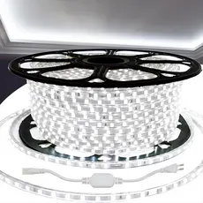 1 a 10 Metros Fita Mangueira Led 5050 Dupla fecil 120led  Branco Frio Quente Azul Vermelho110v/220v