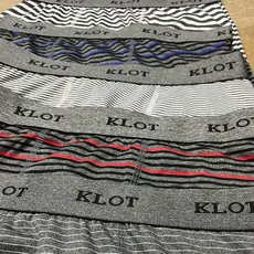 KIT 3 CUECAS BOXER MICROFIBRA ADULTO - KLOT - CUECA BOX MESCLA LISTRADA