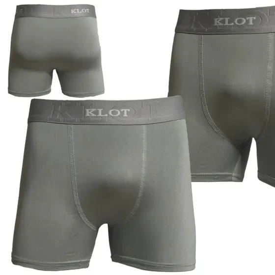 KIT 3 CUECAS BOXER MICROFIBRA ADULTO - KLOT - CUECA BOX LISA