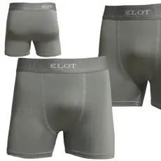 KIT 3 CUECAS BOXER MICROFIBRA ADULTO - KLOT - CUECA BOX LISA