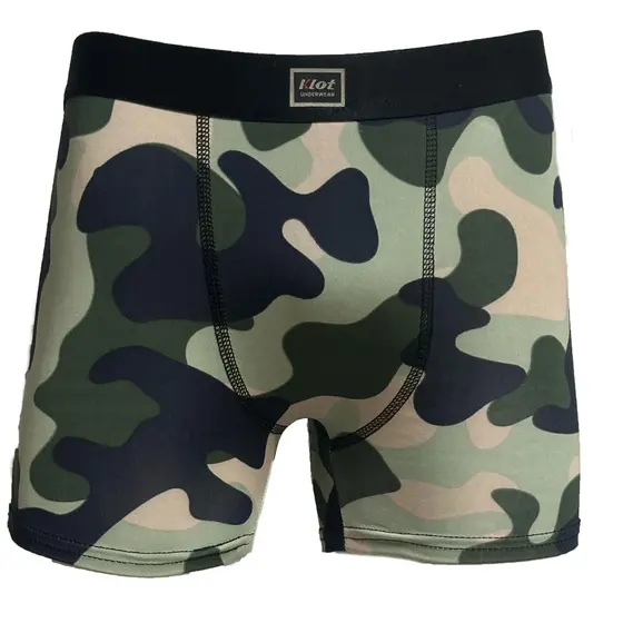 KIT 15 CUECAS BOXER MICROFIBRA ADULTO - KLOT - CUECA BOX CAMUFLADA