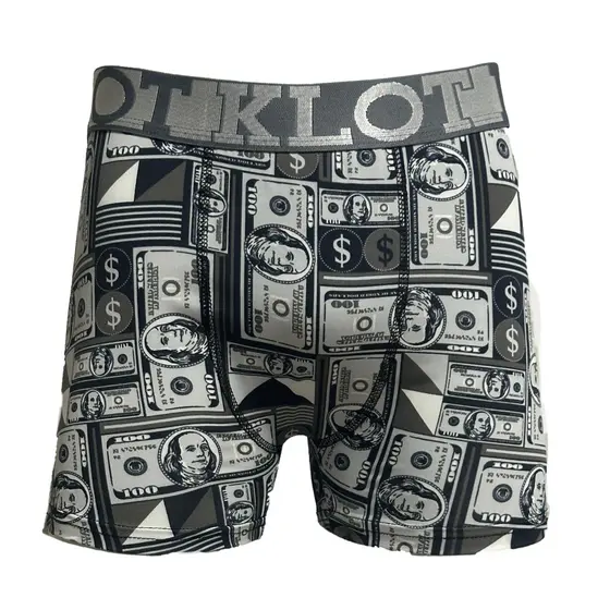 CUECA BOXER  MICROFIBRA ESTAMPADA ADULTO - KIT 3/6/10 CUECAS - KLOT - CUECA BOX