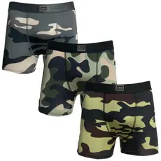 KIT 10 CUECAS BOXER MICROFIBRA ADULTO - KLOT - CUECA BOX CAMUFLADA