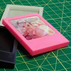Frame Polaroid para Azulejo 4,5x4,5cm - Não acompanha o Azulejo, apenas a impressão 3D