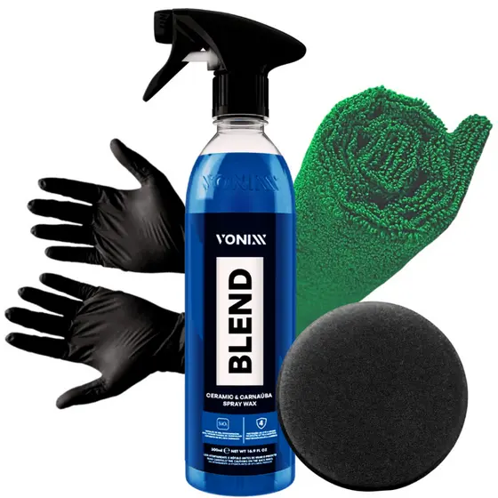 Kit Blend Spray 500ml Vonixx Cera Hidrorrepelência Brilho E Proteção + Brindes