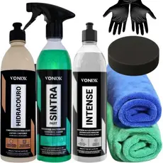 Kit Limpeza Interna Vonixx Intense E Sintra Fast + Hidracouro 500ml