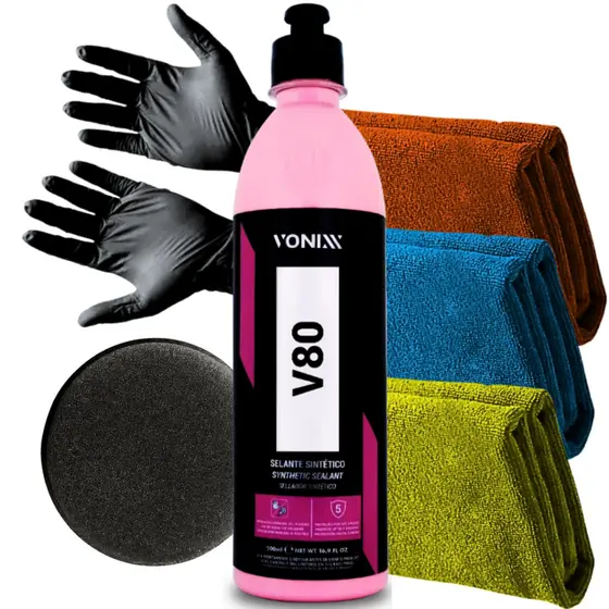 V80 Selante Sintético Automotivo 500ml Vonixx Diamond Uv