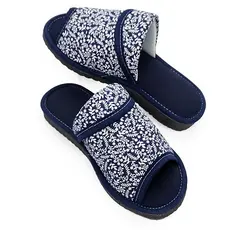 Pantufa Feminina Chinelo De Pano Confortável Casa E Maternidade