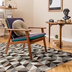 Tapete Jacquard Antiderrapante 132x250cm Dallas Casa Dona