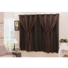 Cortina Blackout Voil 280x160cm Casa Dona