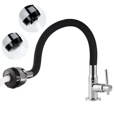 Torneira Para Pia de Cozinha Com Spray Chuveirinho Torneira Flexivel para Cozinha Dupla Função