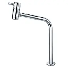 Torneira Para Pia de Banheiro Inox Bica Alta Cromada Lavabo Torneira de Lavabo de Banheiro Metal