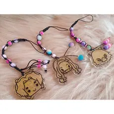 Pingente de Celular Anime - Cordinha para celular- Alça para celular-Phone Strap Cordinha de Celular