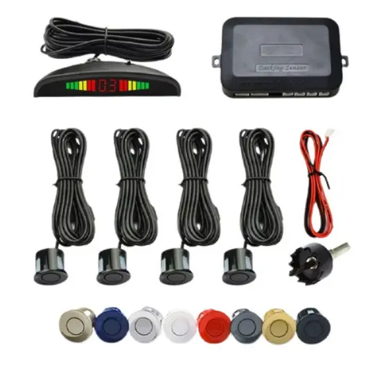 Sensor de Ré Estacionamento com Display Led Distância Universal