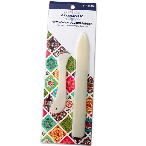 Kit Vincador Dobradeira Artesanato Encadernação Cartonagem
