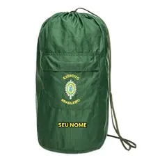 Bolsa Velame/ Saco Caire Exército Brasileiro - Personalizado Com Seu nome bordado