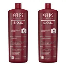 Felps Kit S.O.S Reconstrução Shampoo + Condicionador 2x1L